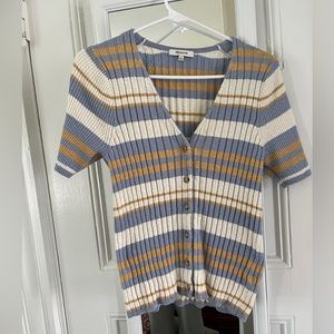 Madewell striped sweater top